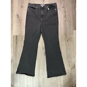Levi Signature‎ Heritage High-Rise Flare Black Jeans Size 10